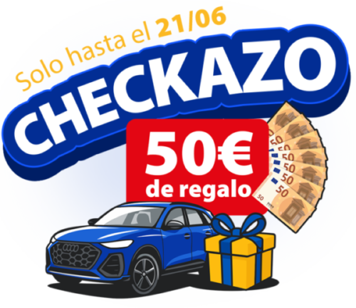 CHECKAZO para seguro de coche: 50€ de regalo