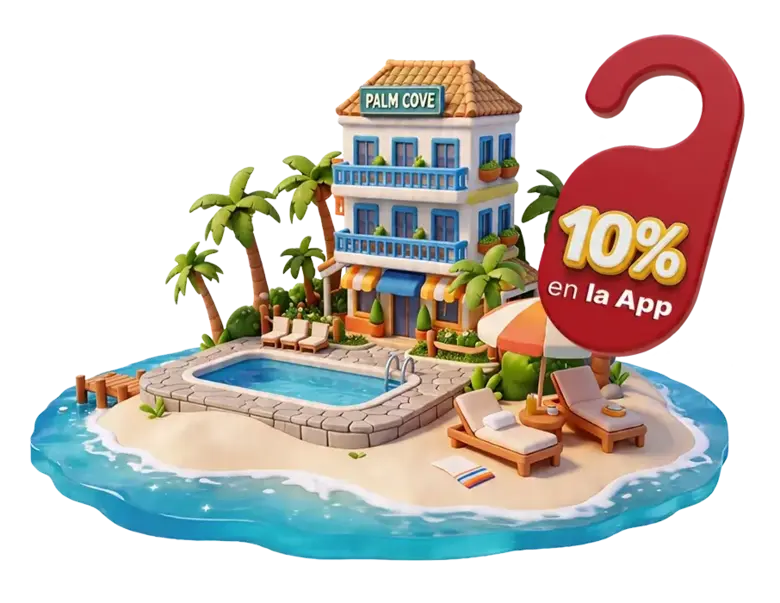 10% en la App para hoteles